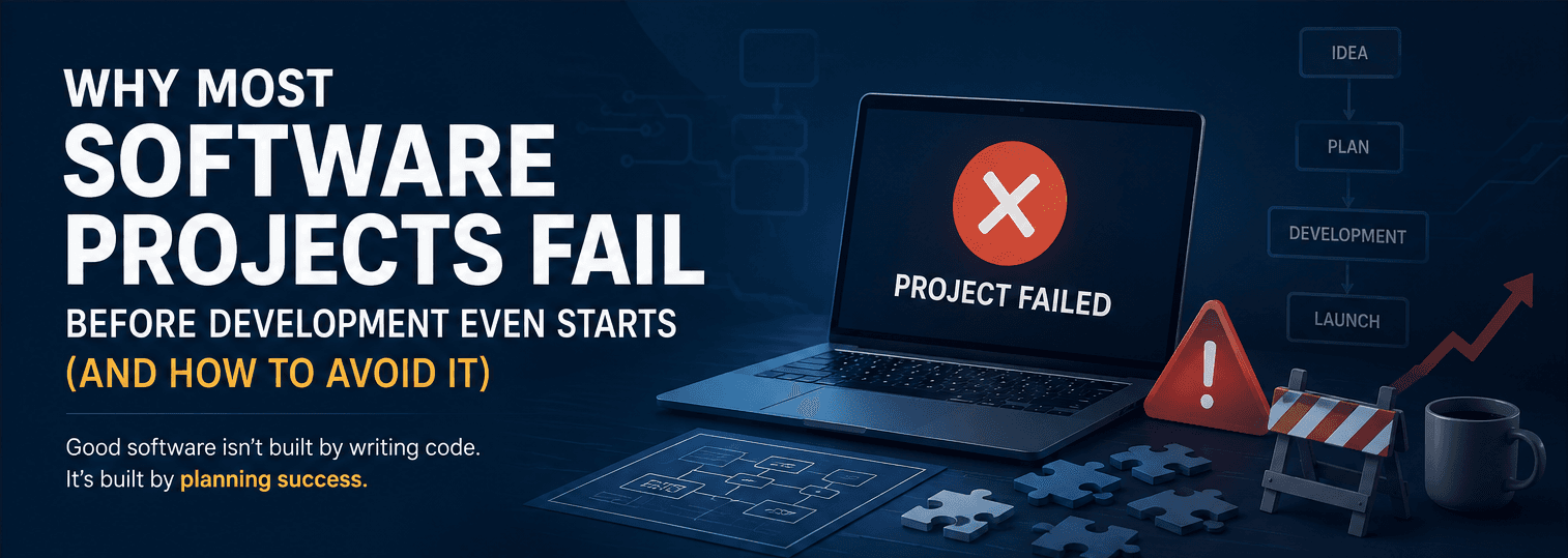 Why Most Software Projects Fail Before Development Even Starts hero image